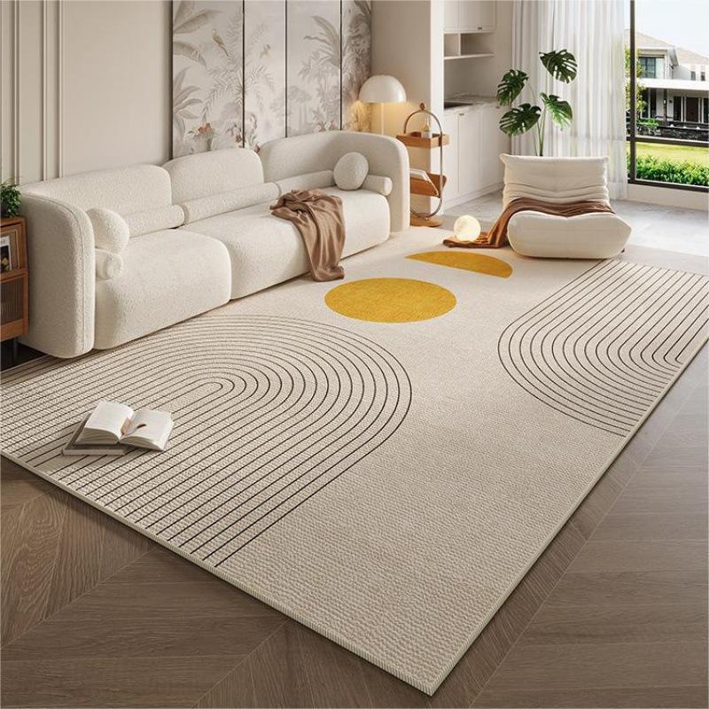 Covor de living, covor pentru canapea, măsuță de cafea, covor de suprafață mare, antiderapant, covor de dormitor, covor de noptieră, ușor de întreținut