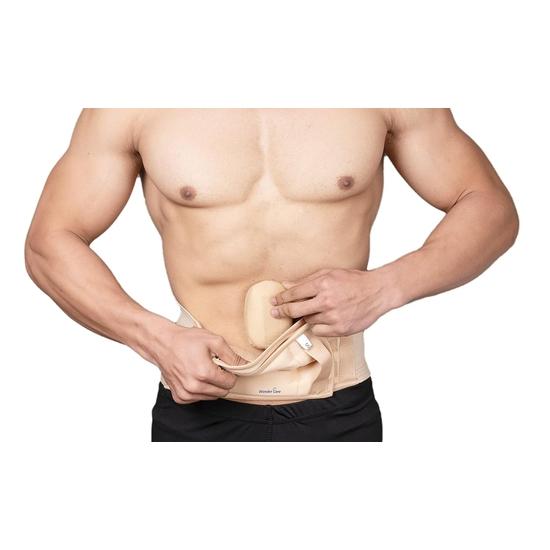 Wonder Care Umbilical Hernia Belt Hernia Support Brace with Removable Compression Pad Navel Hernia Pain Relief for Men & Women (2XL)