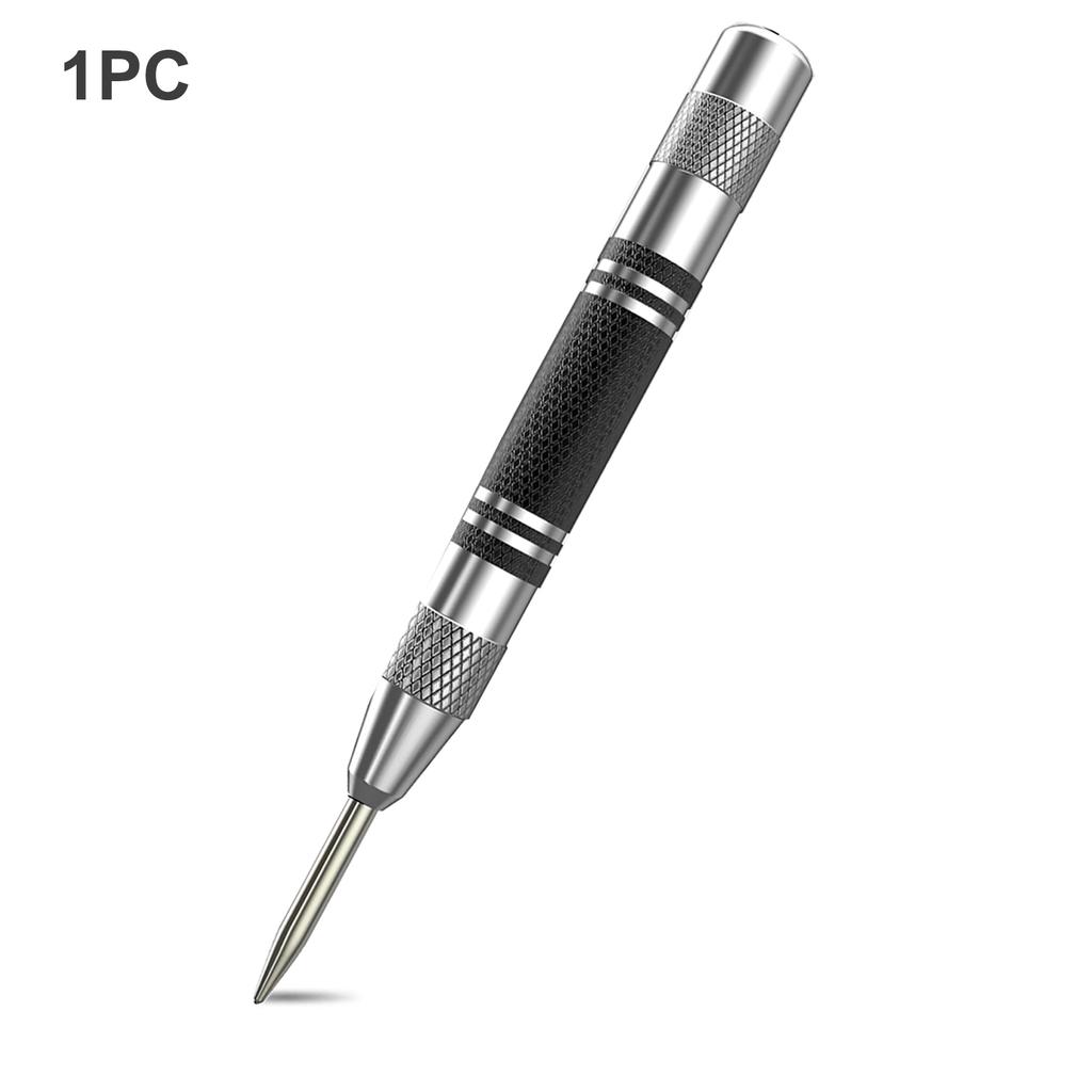 Automatic Center Punch Kerner Woodworking Metal Puncher Steel Hole Self Pin Mark Spring Loaded Dent Marker Hand Tool Carpenter