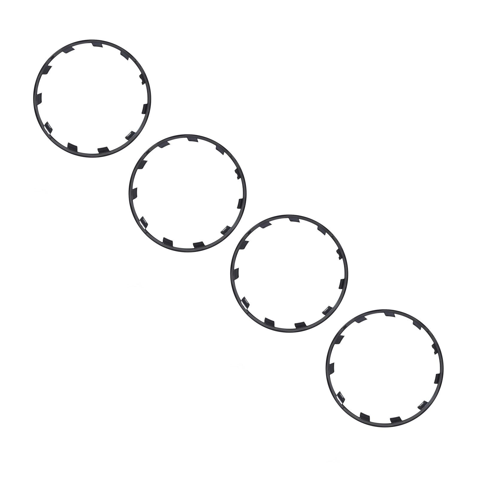 

4PCS Wheel Rim Protection Ring Decorative Precise Fit Replacement for Tesla Model Y 21in 2021 to 2024 Matte Black матовый черный