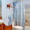 4Pcs Shower Curtain Clips Windproof Self-adhesive Shower Curtain Clips Toilet Curtain Rings Clip Holder Bathroom Accessories
