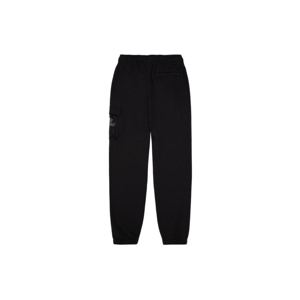 Jordan Jumpman Mesh Pocket Breathable Drawstring Sports Sweatpants Men Bottoms Black DM1401-010