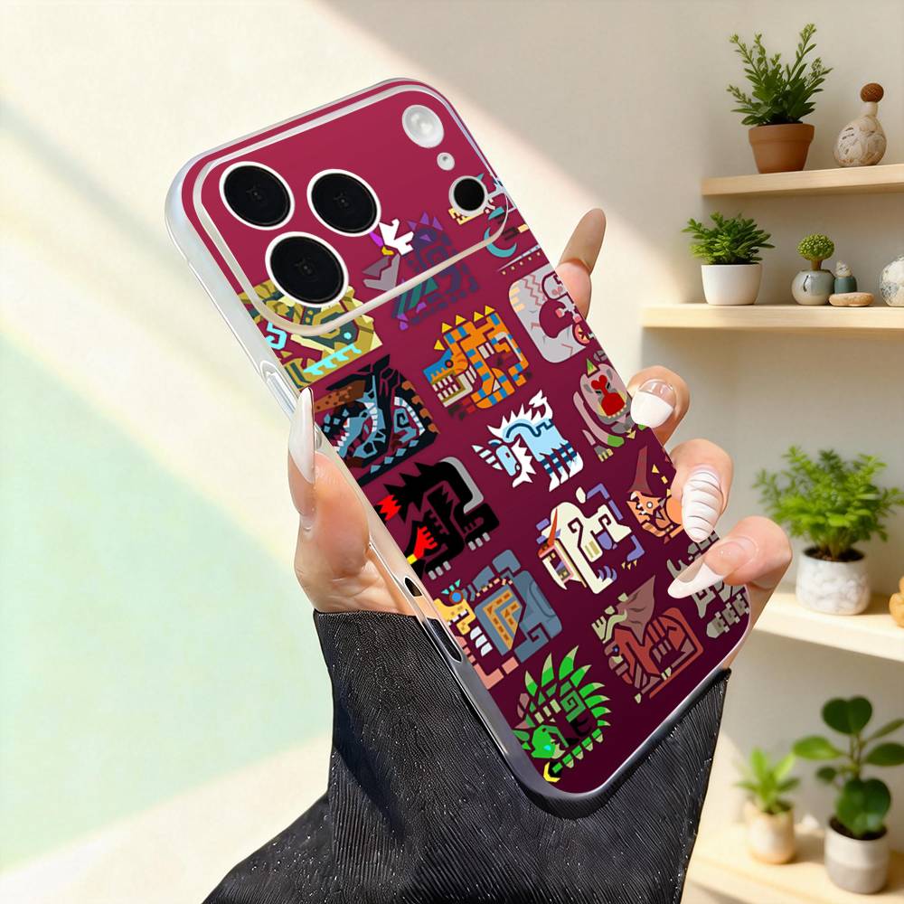 Game M-Monster-Hunter Cool Phone Case For iPhone 17,16,15,14,13,12,11,Pro,Max,Plus,Mini,SE4,E Magnetic For Magsafe Wireless iPhone14Pro
