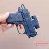 Novelty Reverse Spray Water Gun Double Switch Nozzle Prank Toy Portable Mini Pocket Squirt Gun for Summer Outdoor Pool Beach