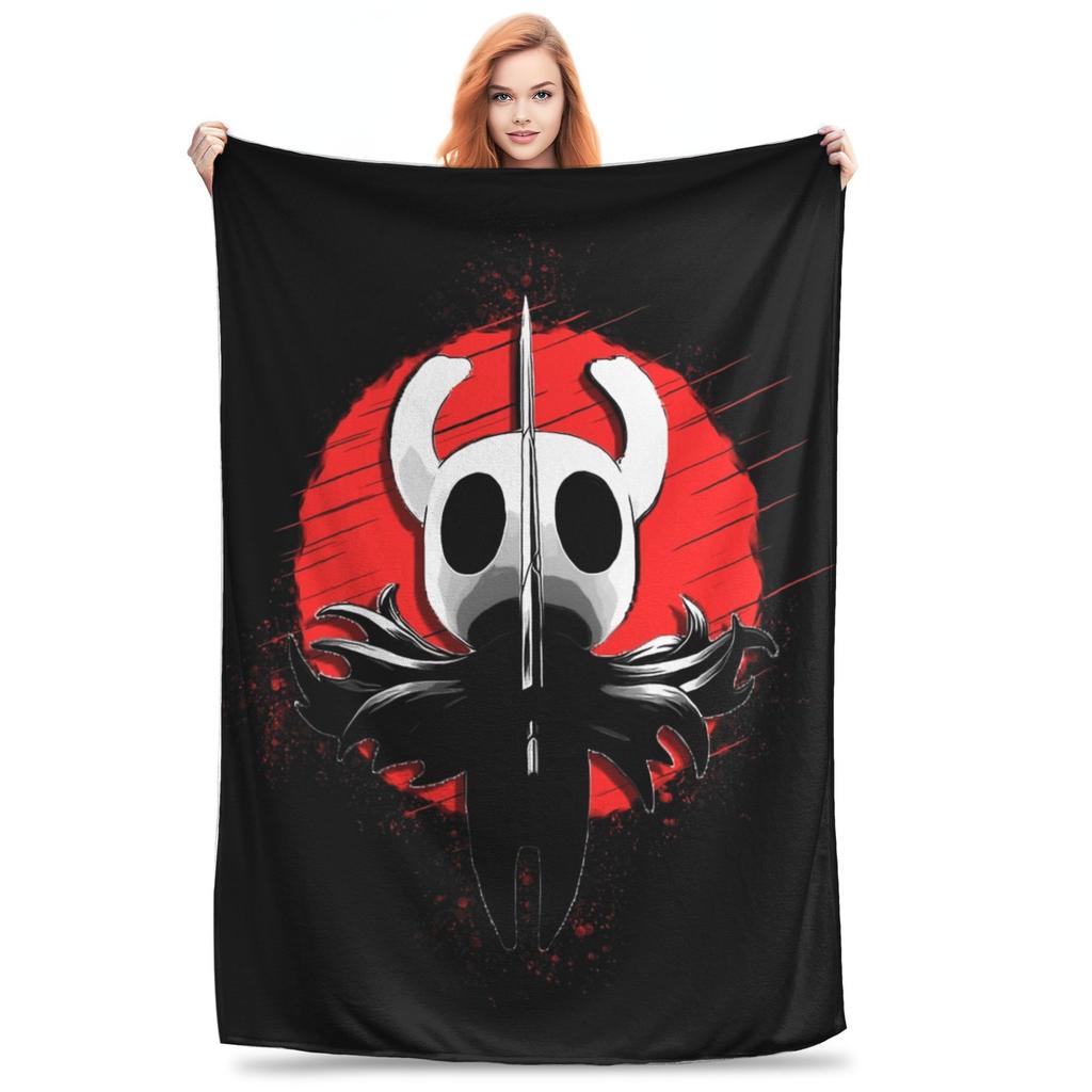 Hollow Knight Silksong Hornet Silksong Aiguille Chasseuse Couvertures Polaire Nouveauté Couvertures Chaudes pour Literie Salon Hiver