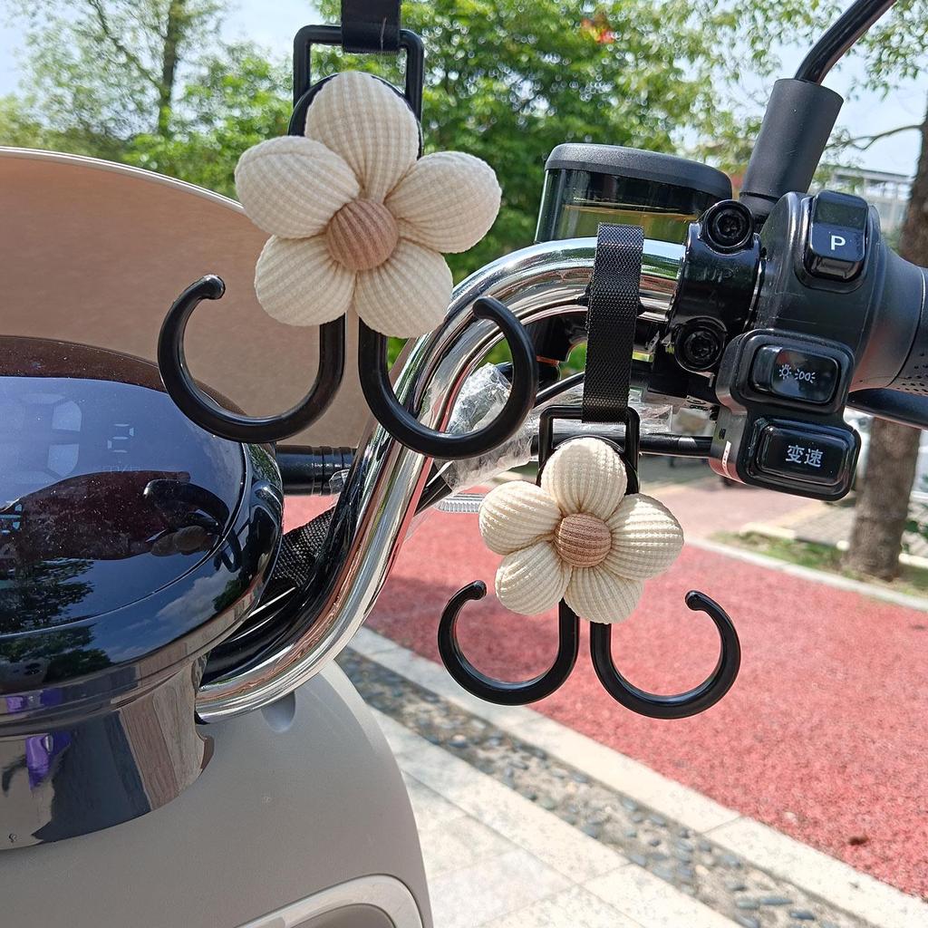 Korean Style Flower Stroller and Scooter Multi-functional Hook for Baby, Dog Walker, Bike, Motorcycle, and Electric Scooter