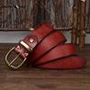 Fashionable Leather Belt Genuine Leather Pin Buckle Retro Old Korean Style Versatile Men and Women's Trouser Belt