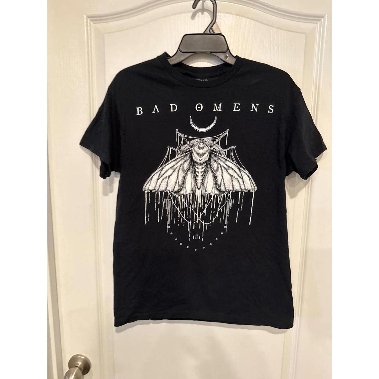 Bad 0mens Sumerian Records Moth Graphic Rock Band Tee Shirt Reprint 4XL