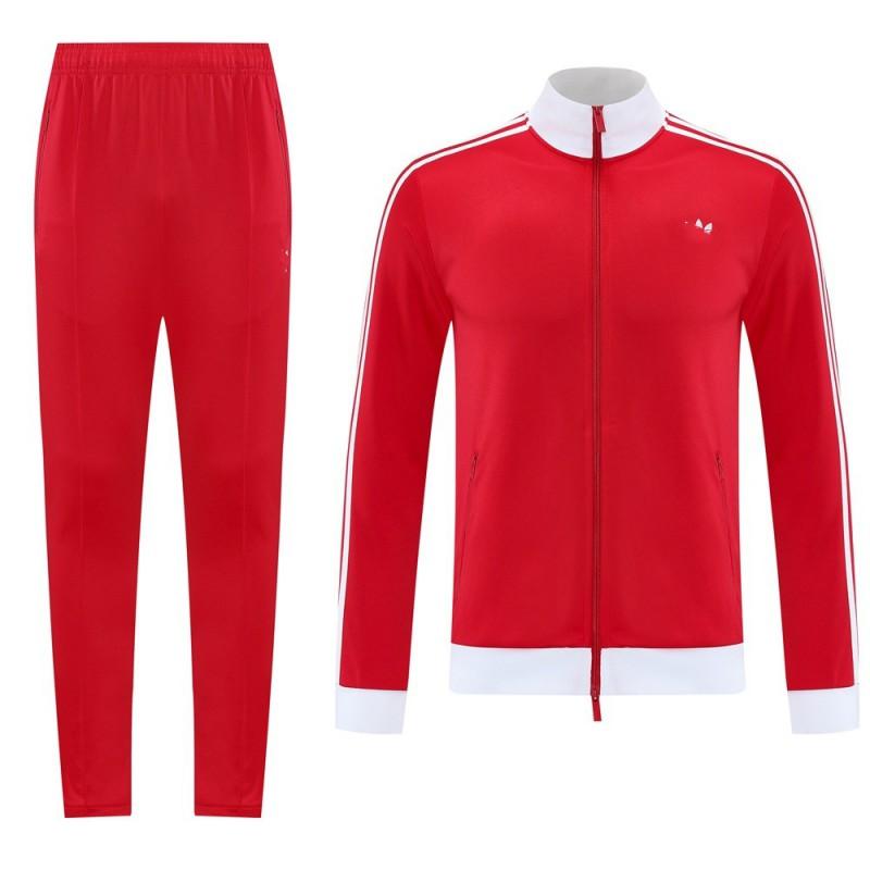 AJ Tracksuit Set Long Zip Football Training Suit No Team Men Women Sportswear