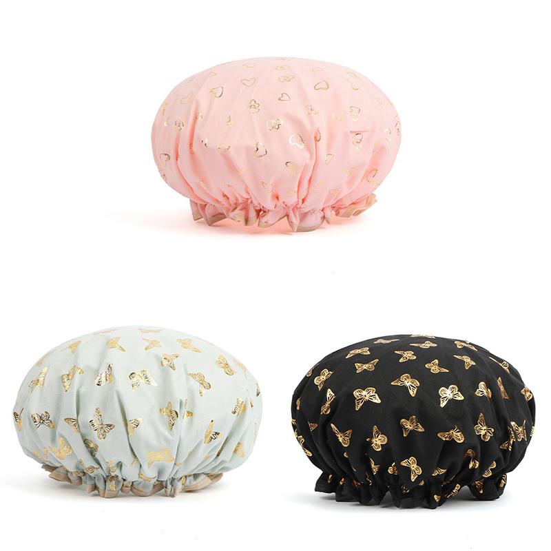 Shower Caps Waterproof  Donuts for Hair Bathing Cap for Women Swimming Cap Shower Shower Suit Bonnet Douche