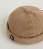 Sproutsy Kids' Fisherman's Cap, Brimless, Docker Hat, Corduroy (Brown)
