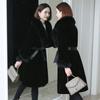 Winter Imitation Fox Fur Collar Fur Coat for Mothers Light Luxury Style High-end Temperament Warm Furry Coat