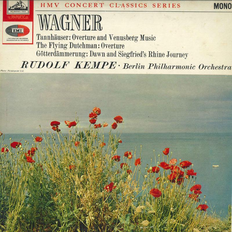 

LP Record WAGNER RUDOLF KEMPE BERLIN PHILHA Tannhauser Flying Dutchman Gott XLP30040 HIS MASTERS VO 1965 UK Classical Used