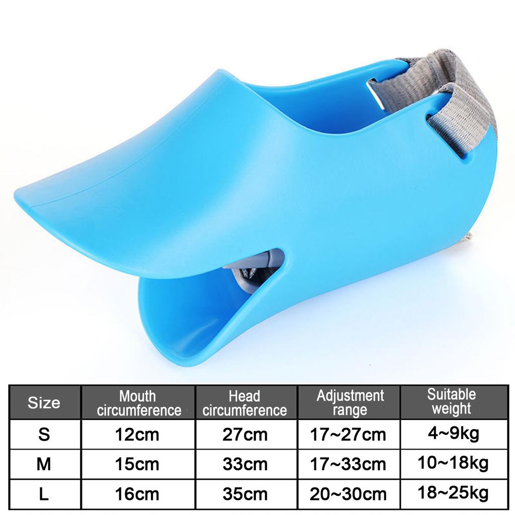 1Pc Dog Muzzle Silicone Duck Muzzle Mask for Pet Dogs Anti Bite Stop Barking Small Large Dog Mouth Muzzles Pet Dog Accessories