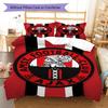 AFC Ajax Bedding Quilt Set Quilt Cover Pillowcase Home Decoration Birthday Gift (1 * Duvet Cover + 2 * Pillowcase, Without Core)