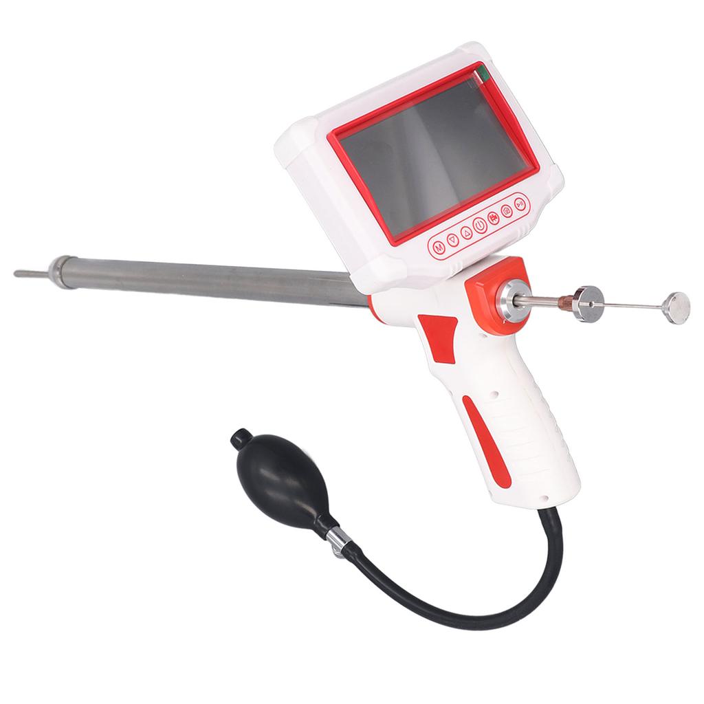 Animal Visual Insemination Gun Rotatable HD Screen Photo Record Artificial Insemination Gun EU Plug