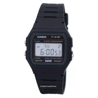Classic Sports Chronograph Alarm F-91W-3SDG F91W-3SDG Men's Watch