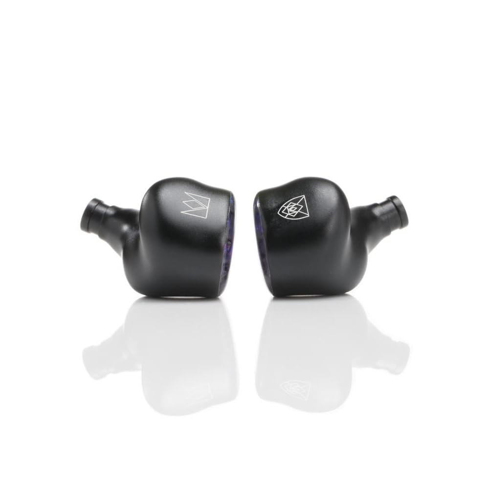 Noble Audio Knight Ohrhörer mit Dual-Composite-Membran, 10-mm-Dynamiktreiber, 1 Balanced-Armature-Treiber, 1 Piezo-Superhochtöner, In-Ear-Monitor, symmetrischer OFC-Lautsprecher und Aufbewahrungstasche inklusive