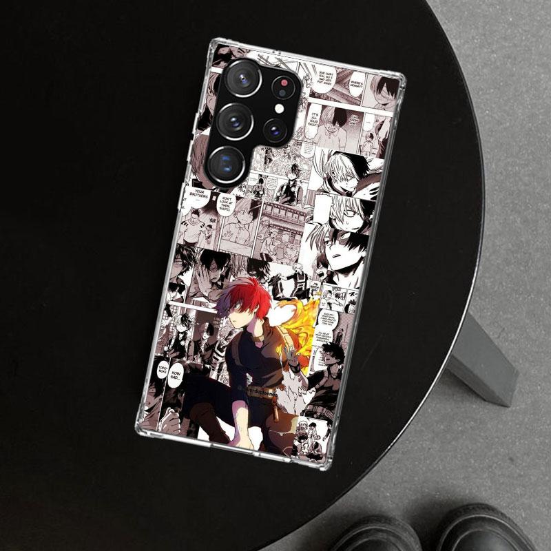 Todoroki Shoto MHA My Hero Phone Case Cover for Samsung Galaxy S26 S25 Edge S24 S23 Ultra S22 Plus S21 FE S20 + Art Customized F