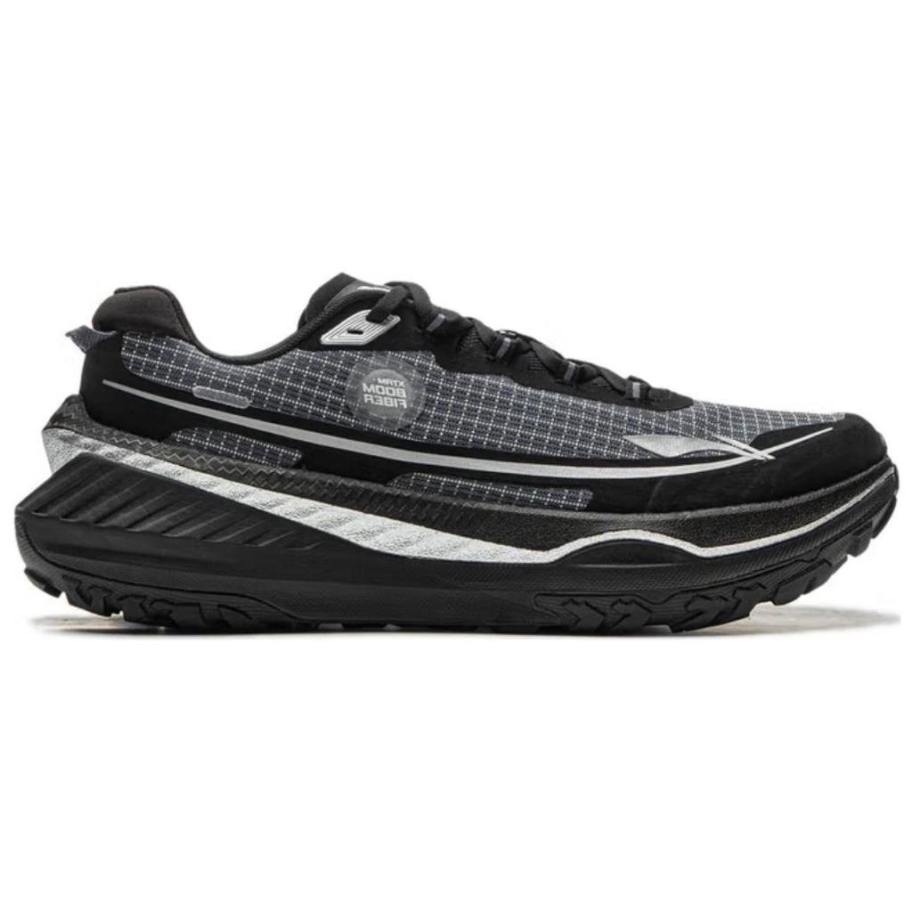 New LiNing Di Lu V2 Cushioning Anti Slip And Wear Resistant Rebound Low Top Trail Running Shoes Men's Black ARNU009-5