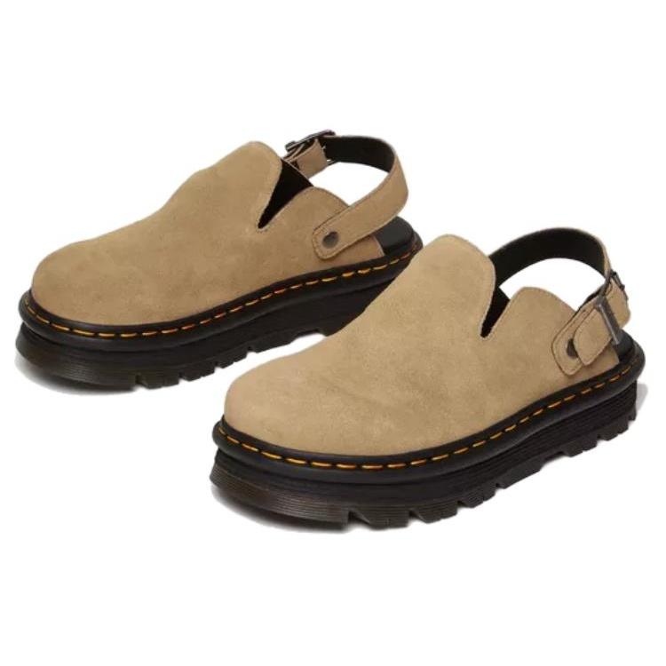Dr. Martens Zebzag Suede Mules 'Savannah Tan' Men's 31737439