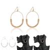 Fashionable Alloy Geometric Earrings Stylish Womens Street Style Accessories