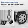 8Pcs Silicone Luggage Wheels Protector Cover Reduce Noise Shock Absorption Suitcases Wheel Protection Rings Anti-slip