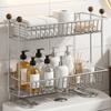 Rustproof Toilet Storage Rack Stainless Steel Bathroom Storage Shelf  Skincare Product Storage