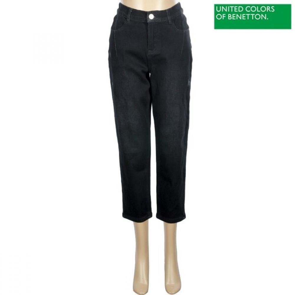 

Benetton Benetton Straight Line Half Banding Denim Pants Badpb5361 Bb BB/42