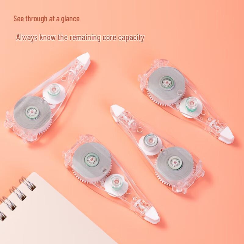 Deli VR12TX Push-Type Correction Tape Refill (25 Pack)