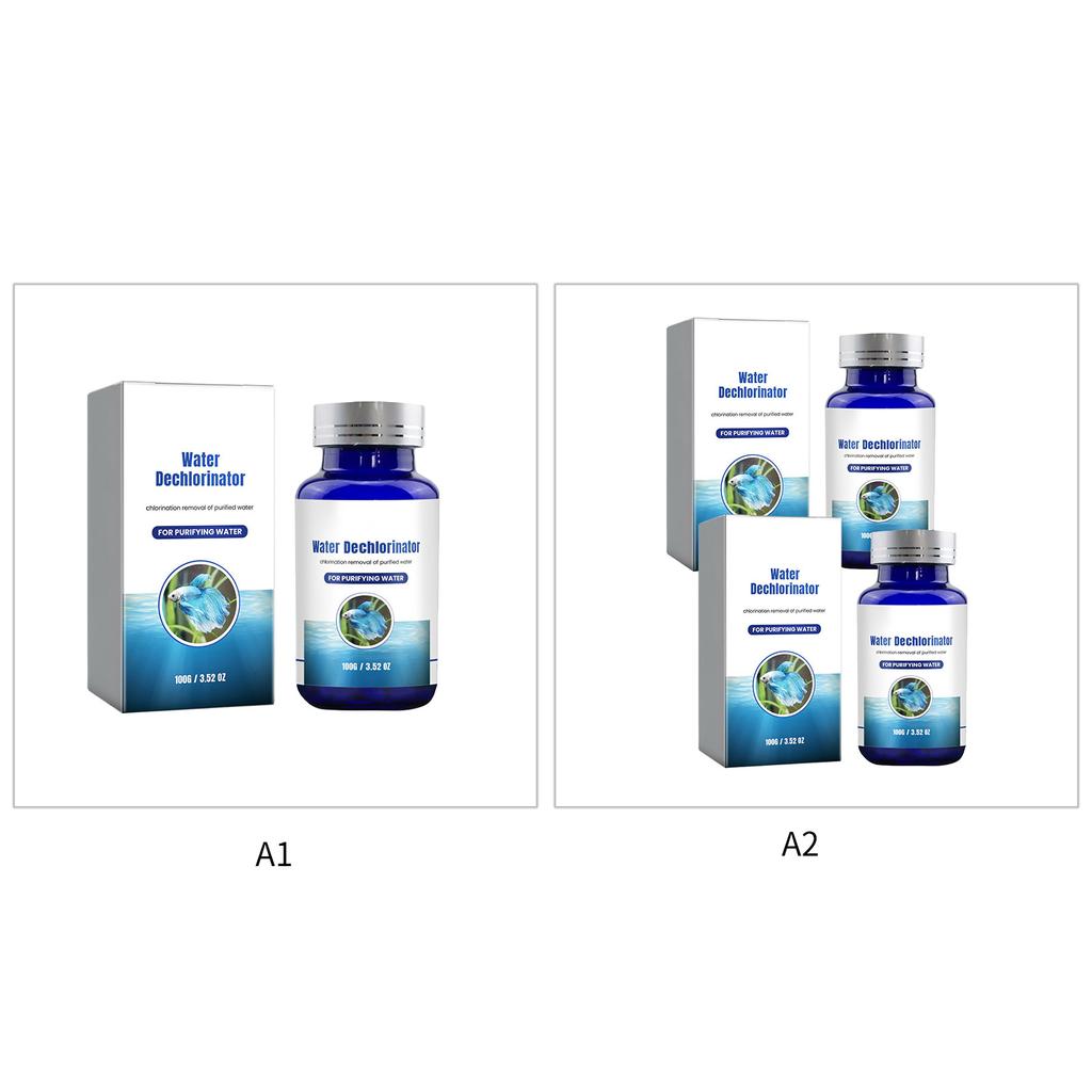 Tap Water Conditioner Water Cleaner for Aquarium Swimming Pool Efficiency Water Dechlorinator Tablets for Fishtanks