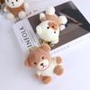 Ornaments Purse Accessories Charm Plush Pendant Plush Doll Plush Dog Keychain Plush Bunny Keyring