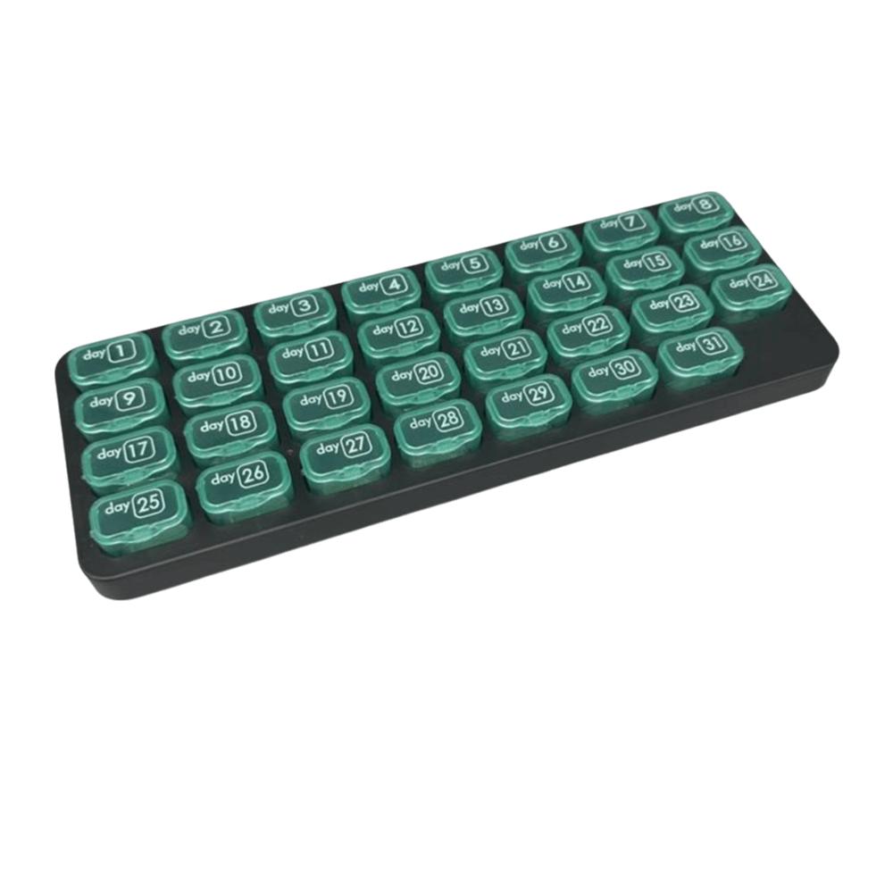 21/28/31 Grids Medicine Box Portable Large Capacity Medicine Storage Box Transparent Detachable Pill Box Daily Medicine