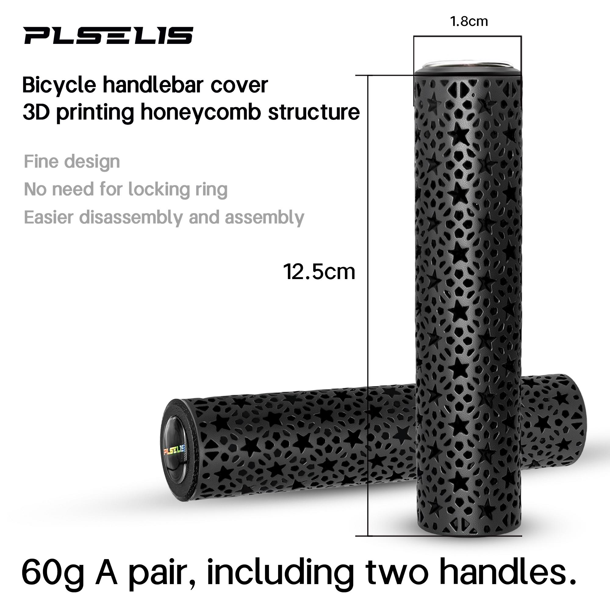 Plelis3d Printed Honeycomb bicycle Handlebar, Shock-proof Mountain bicycle Handlebar Protective Cover, bicycle Accessories. темно-синий