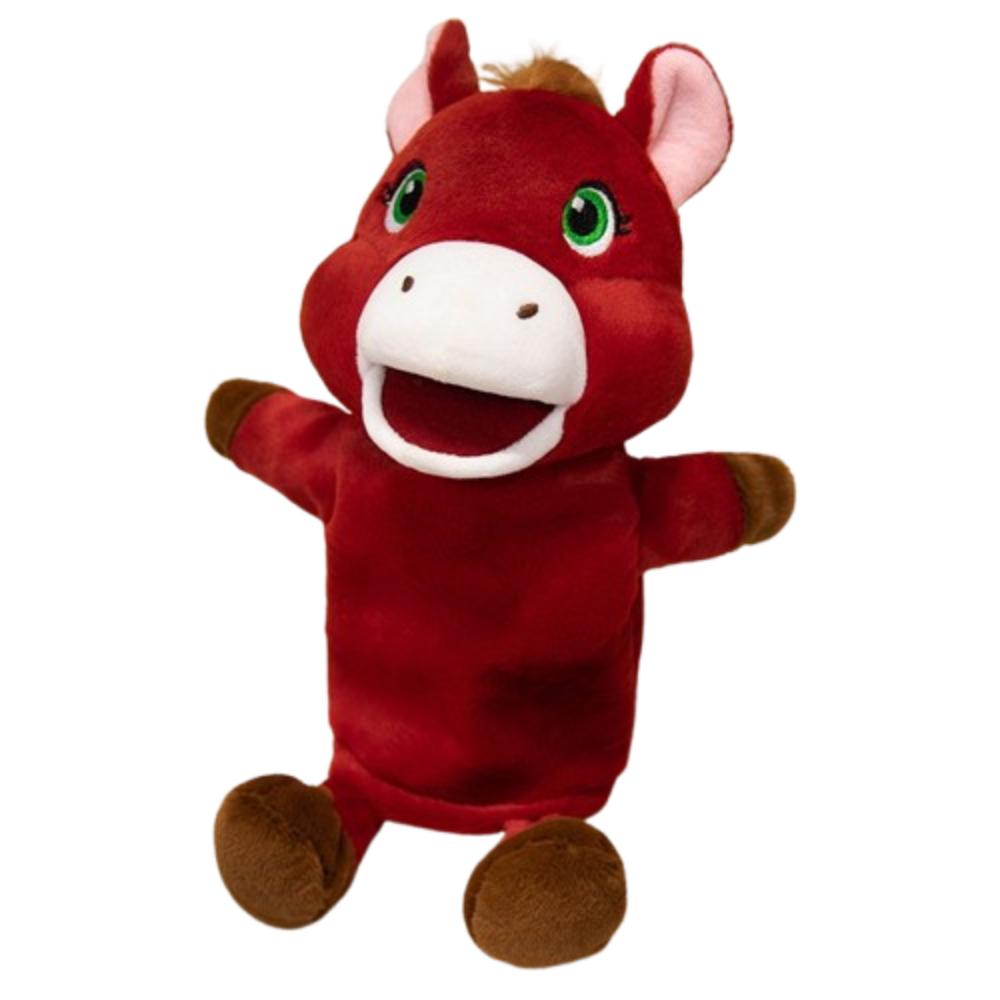 Storytelling Stuffed Plush Horse Toys Simulation Hand Finger Story Puppet Story Time