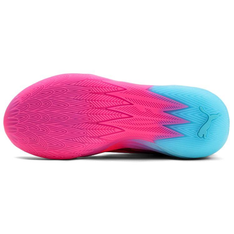 Puma Mb.02 Lamelo Ball 2 Comfortable Breathable Non-Slip Durable Lightweight Low-Top Basketball Shoes Men Sneaker Pink Blue 378783-01