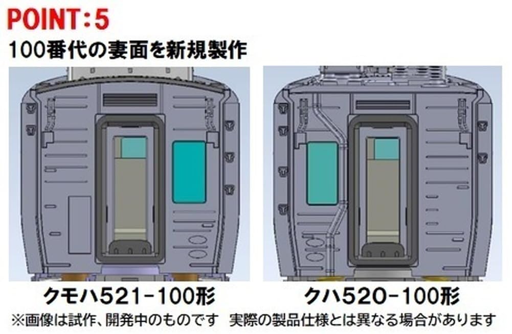 TOMIX N Gauge JR 521 100 Series Nanao Line Basic Set 98133 Railway Model Train
