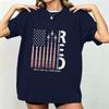Women's Casual Short Sleeve T-Shirt Crew Neck Loose Fit Letter Print Fashion Top Comfortable Everyday Wear