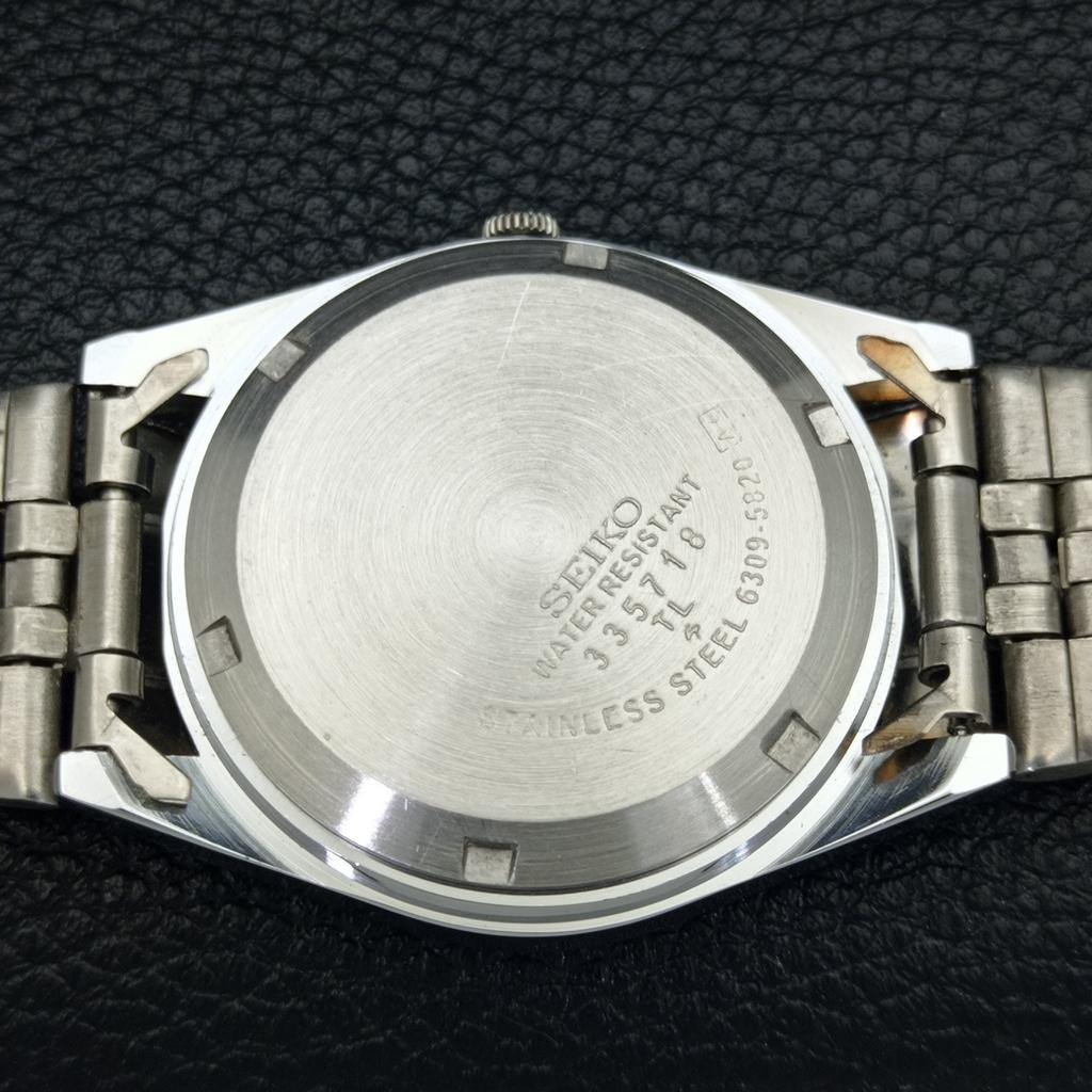 REFURBISHED SEIKO 5 AUTOMATIC MENS WATCH JAPAN MADE WHITE DIAL CUSTOM A440032-2 QV90-a440032