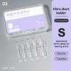 100Pcs/box Single Size Full Cover Nail Tips Clear Press On The Tip Nail Matte False Nail Tips Nail Extension Art Salon