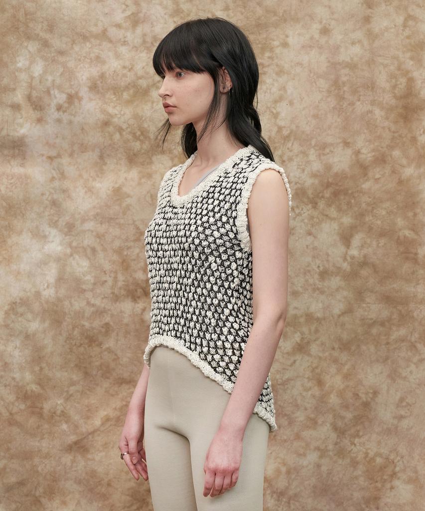 Unalloyed Knit Vest / Ivory