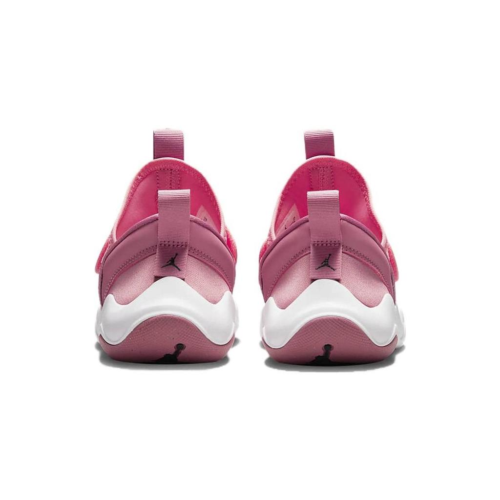 Jordan 23/7 Slip Resistant Cushioning Low Top Children's Basketball Shoes Pink White Children Aged 3 7 Years Old DQ9293-616