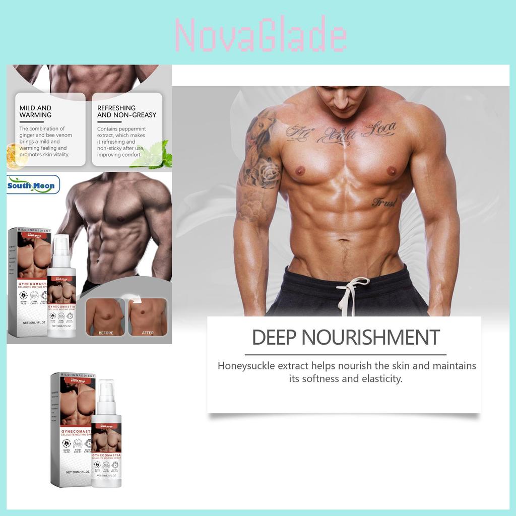 South Moon Male Chest Spray For Enhanced Body Contour Gentle Skin Care Solution