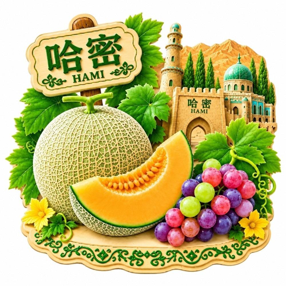 Resin Food Fridge Magnet Magnetic Refrigerator Sticker Cultural Heritage Tourism