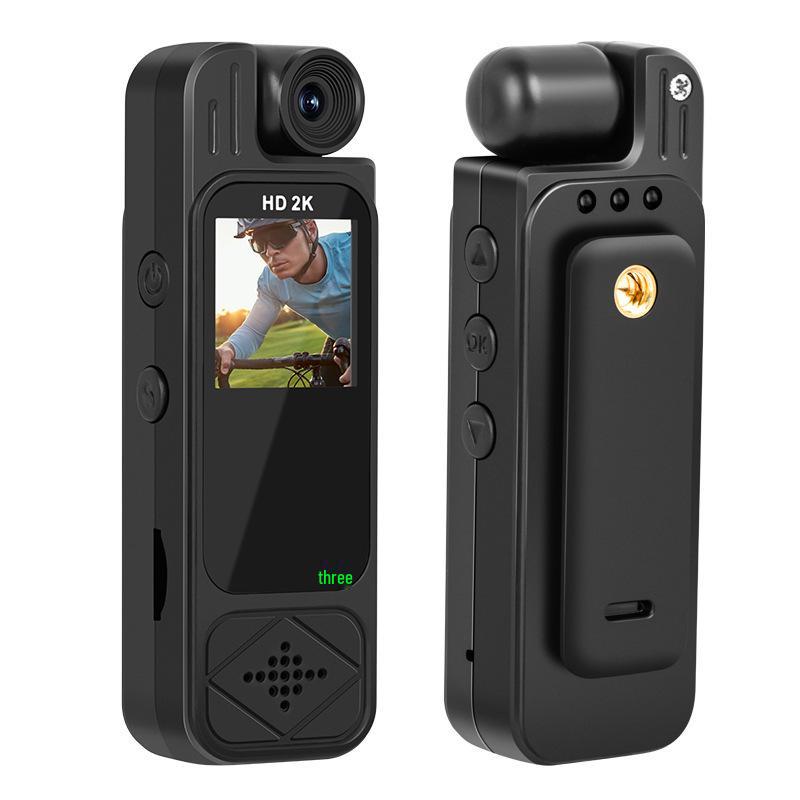 HD Infrared Pocket Camera: Action, Meeting & Law Enforcement Recorder with Screen & Back Clip