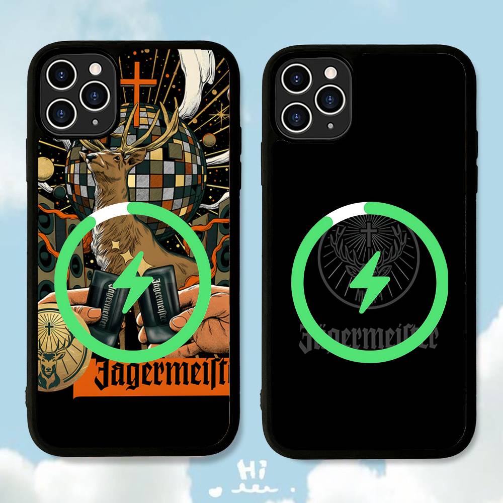 Hot J-Jagermeisters For Magsafe Magnetic Wireless For IPhone 17 Pro Max 15 Plus 14 13 12 11 16 Pro Phone Case
