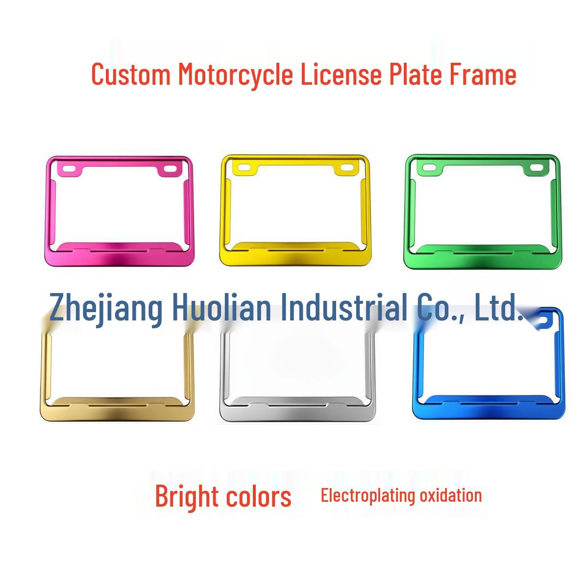 Southeast Asia Motorcycle License Plate Holder - Aluminum & Stainless Steel 001