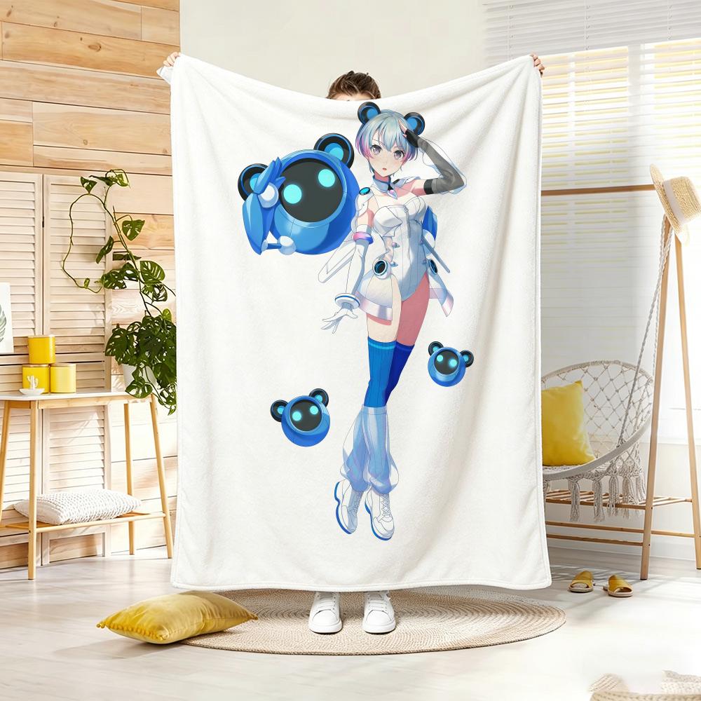Character Figure M-Mewtypes Throw Soft Warm Throw Blanket For Bedroom Living Room Bed Travel Camping Picnic Gift