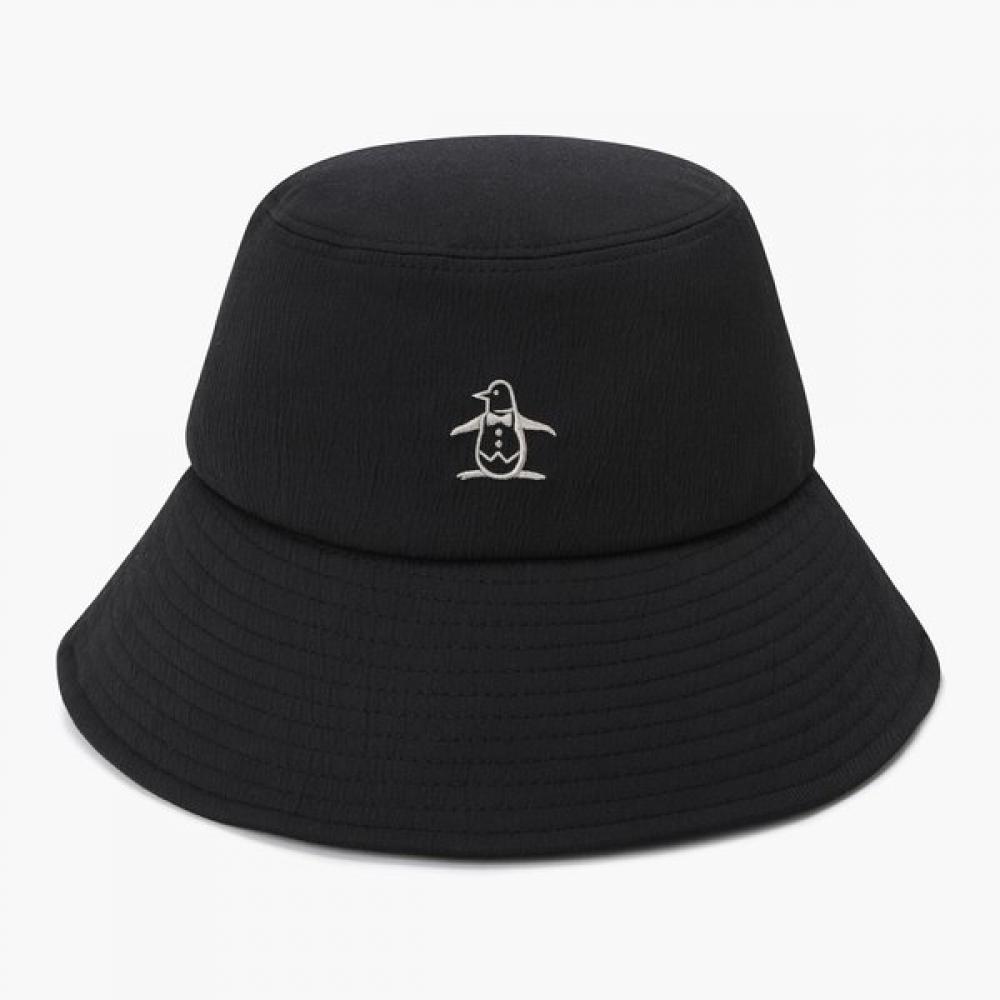MunSingwear Women S Signature Ribbon Bucket Hat Black Mr322lcp73 BLCK_BLCK/FR