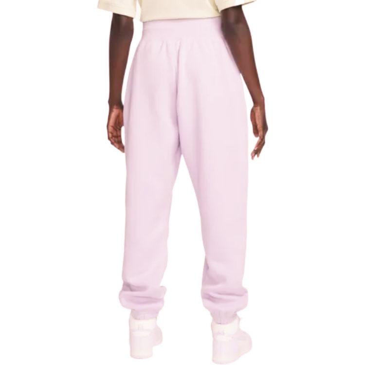 Nike Sportswear Phoenix Fleece Logo Embroidered High-Waisted Oversized Fleece Sports Pants Women Pants Light-Purple DQ5888-530